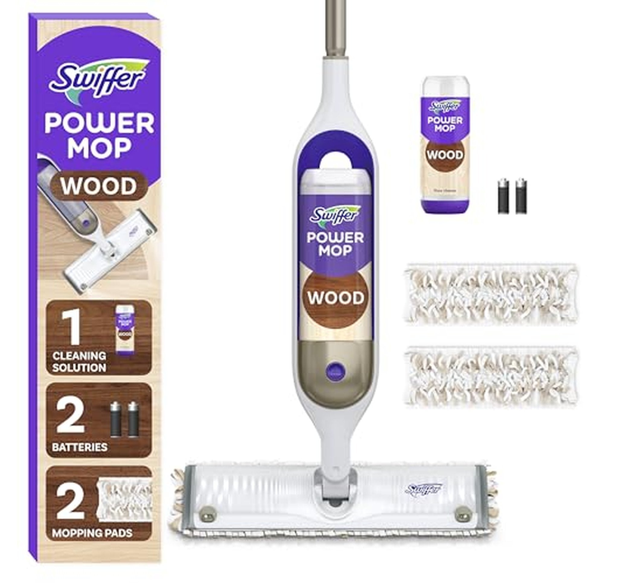 Swiffer PowerMop Wood Hardwood Floor Cleaning Kit