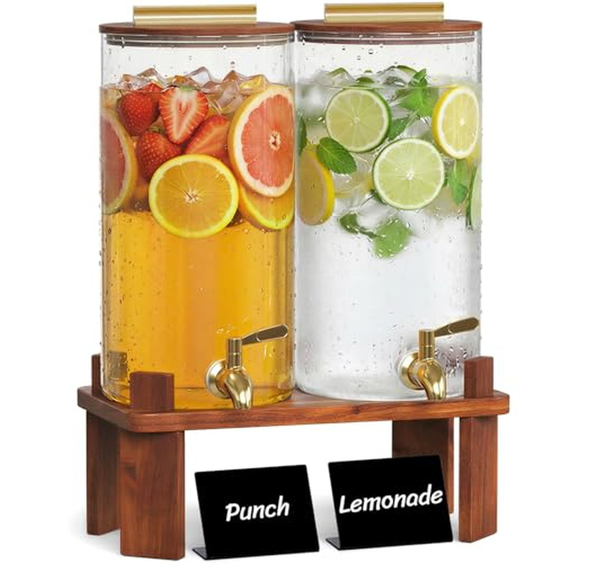 Lifewit 1.5 Gallon Glass Drink Dispenser with Stand