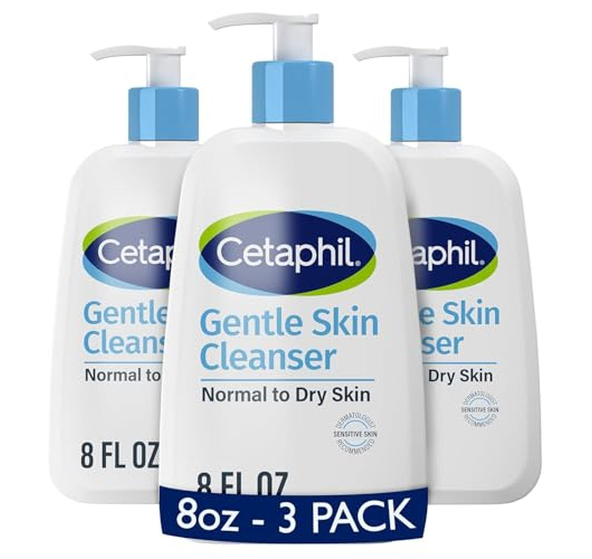 3 Pack Cetaphil Gentle Hydrating Face & Body Wash