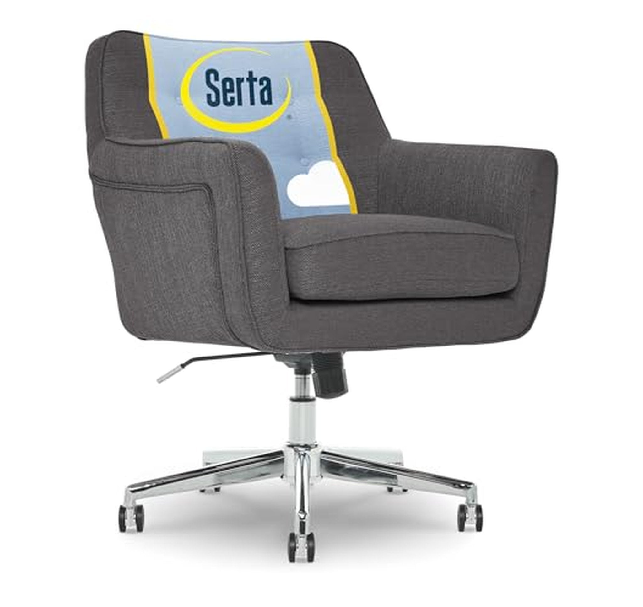 Serta Tufted Memory Foam Home Office Desk Chair