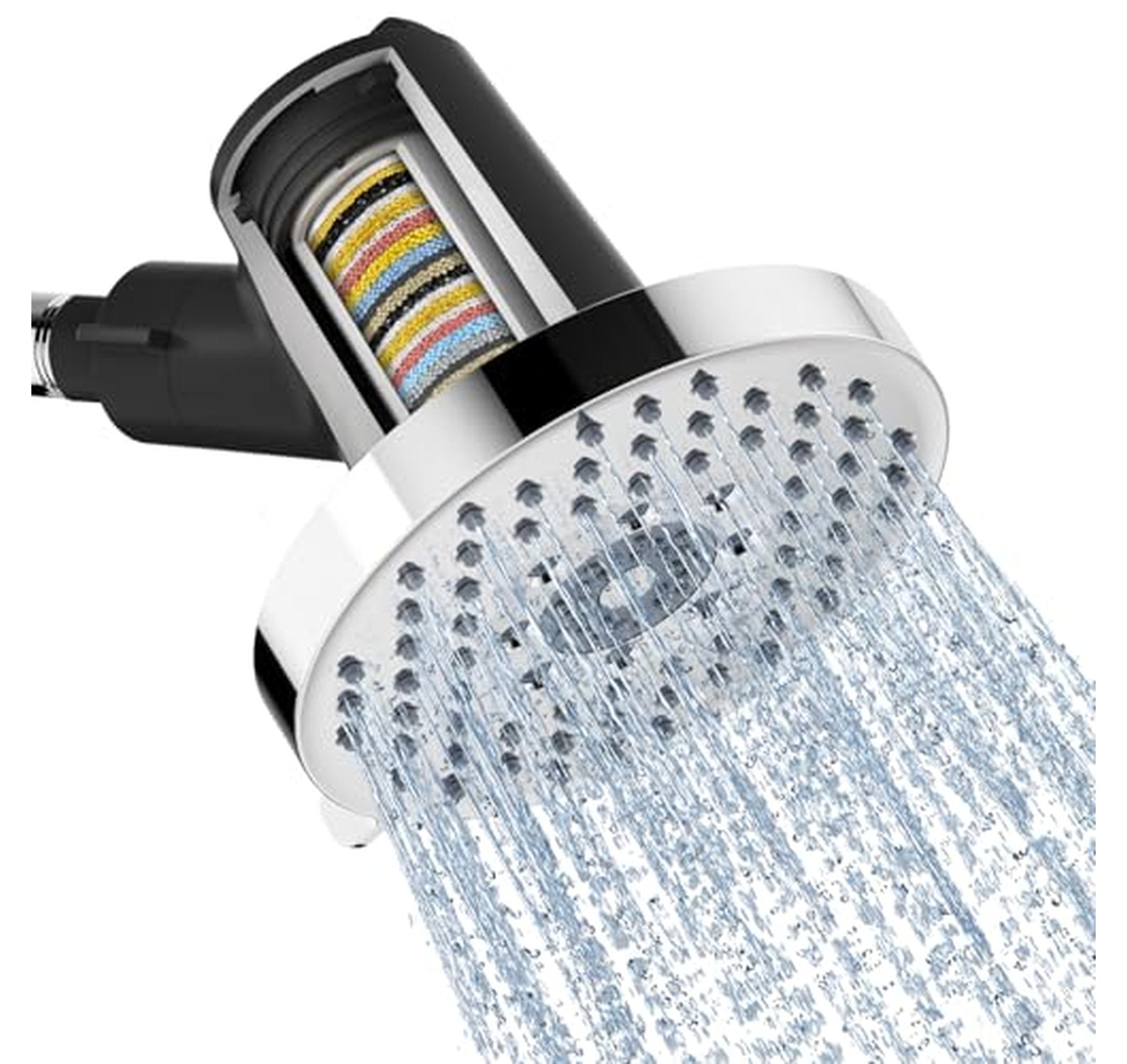 High Pressure Filtered Shower Head with 20-Stage Filter