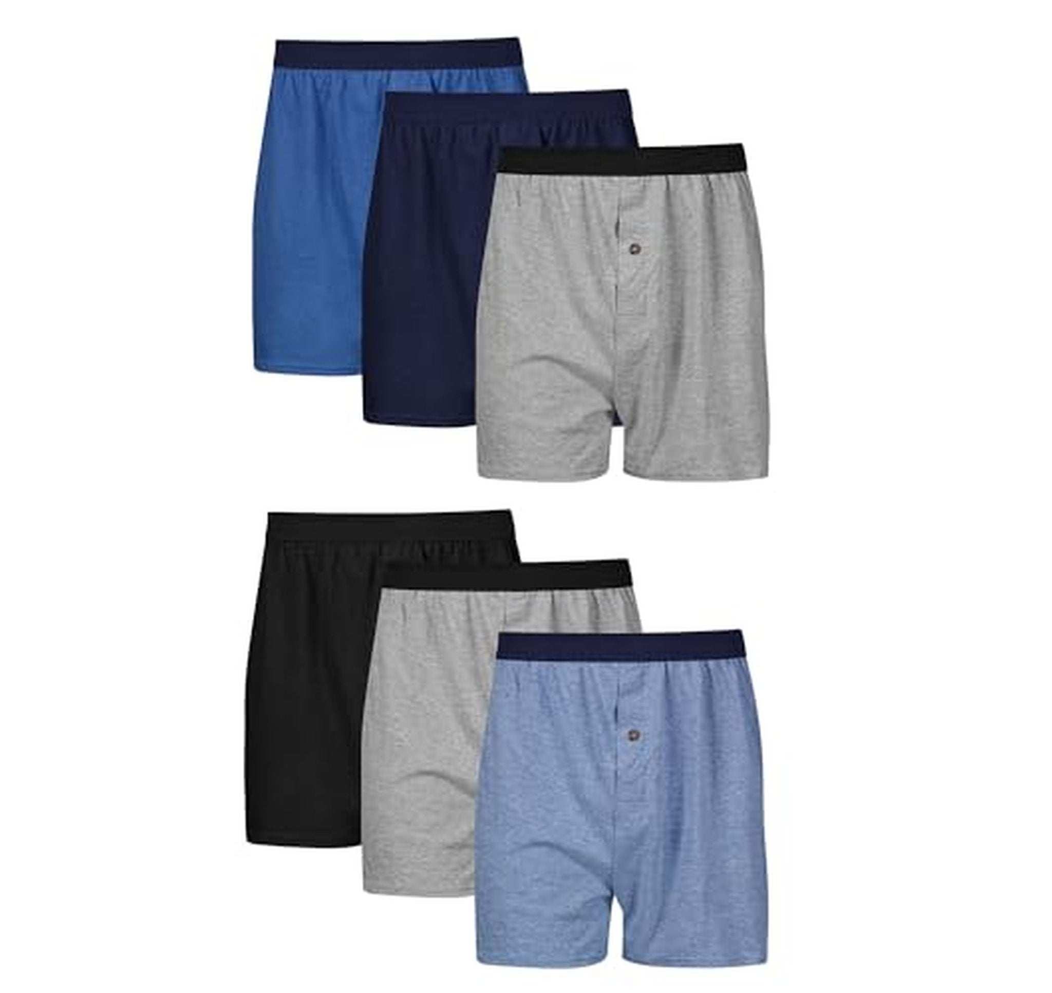 6 Pack Hanes ComfortSoft Comfort Flex Boxer Shorts