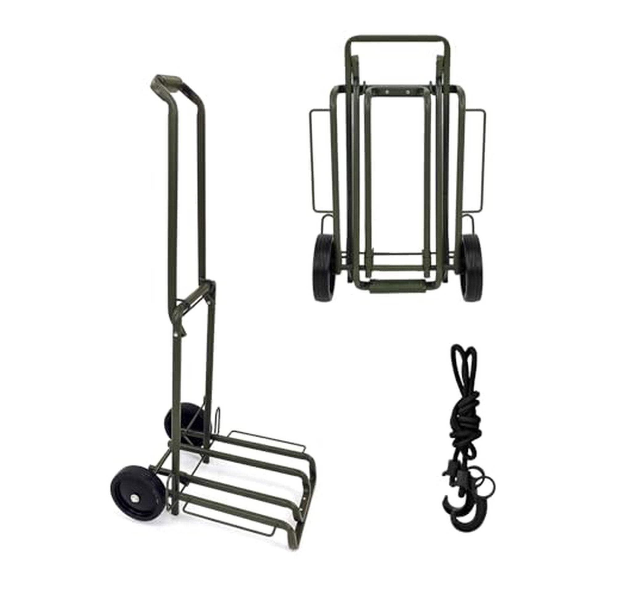 Folding Aluminum Hand Truck Dolly, 220 lb Capacity