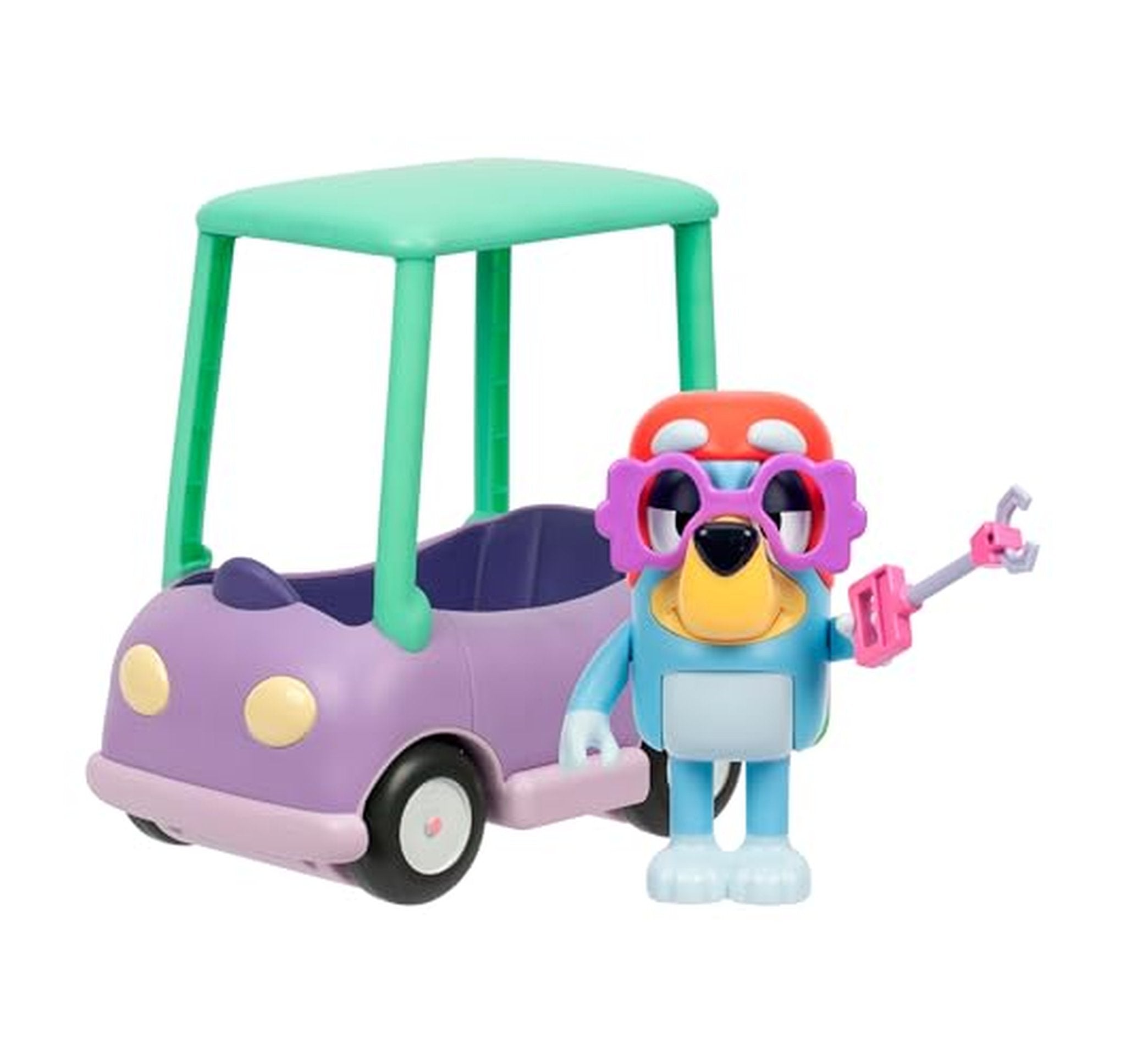 Bluey Grannies Car Coupe Chat Mates Playset