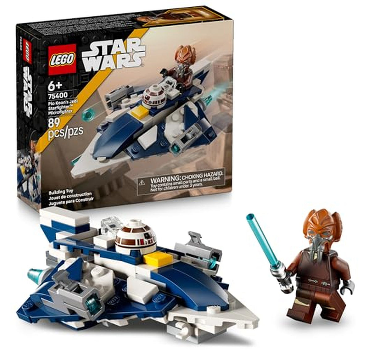LEGO Star Wars Plo Koon Jedi Starfighter Microfighter