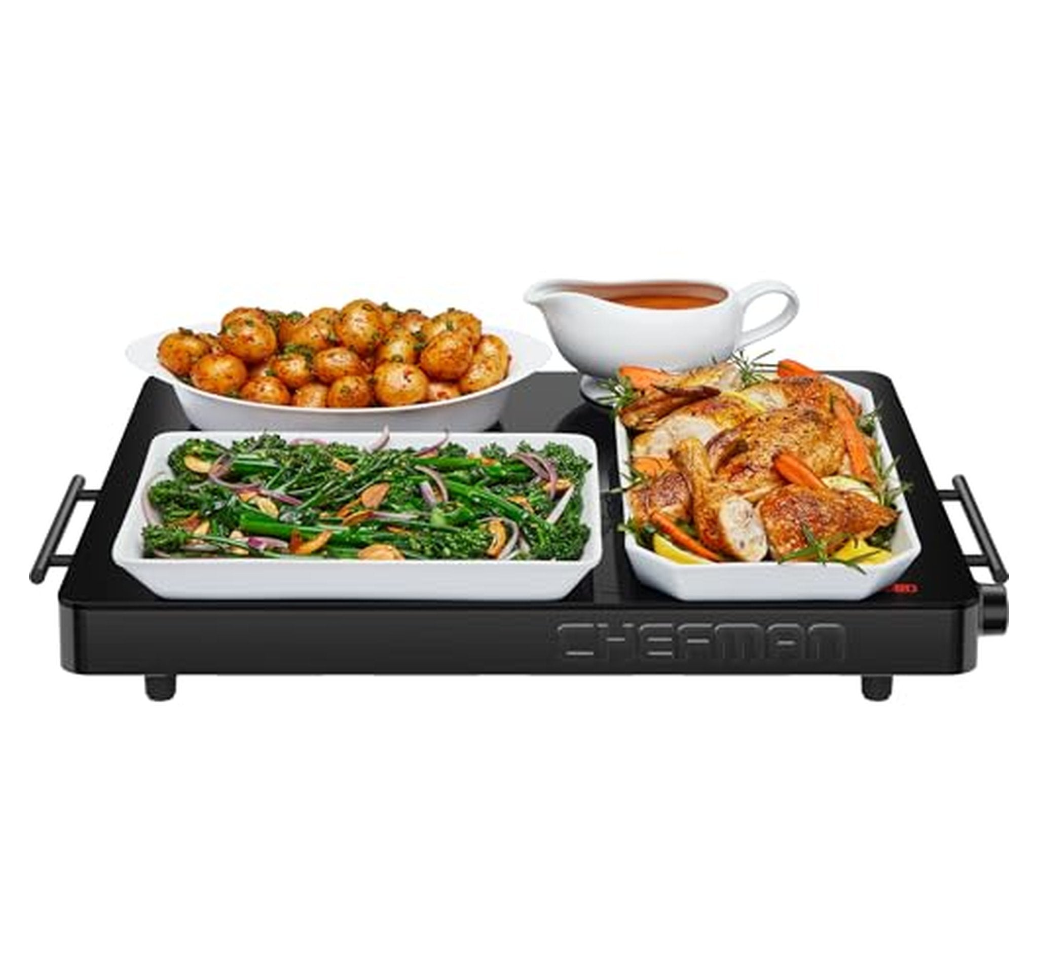 Chefman Electric Buffet Warming Tray with Temperature Control