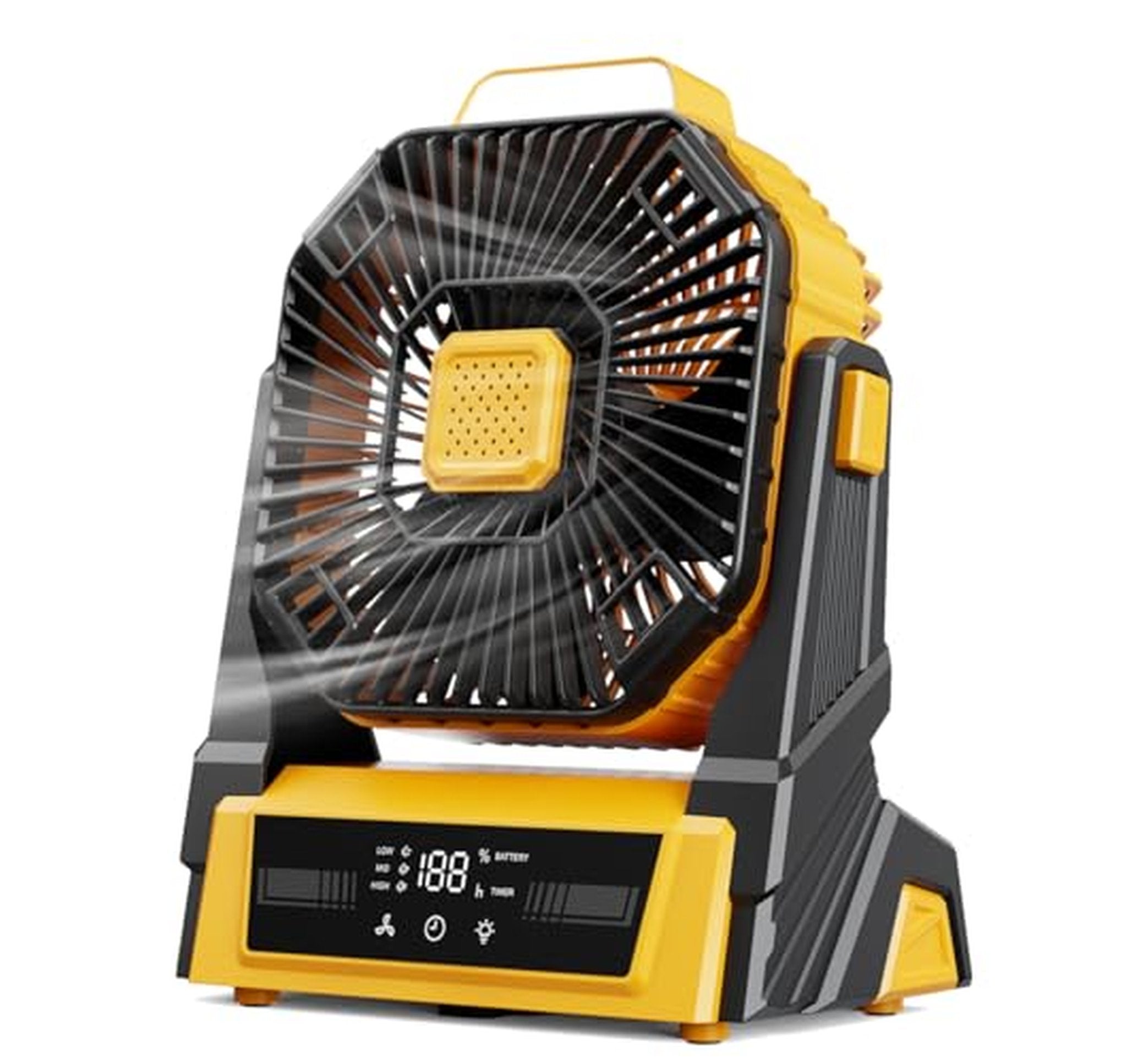 20000mAh Rechargeable Camping Fan with LED Lantern