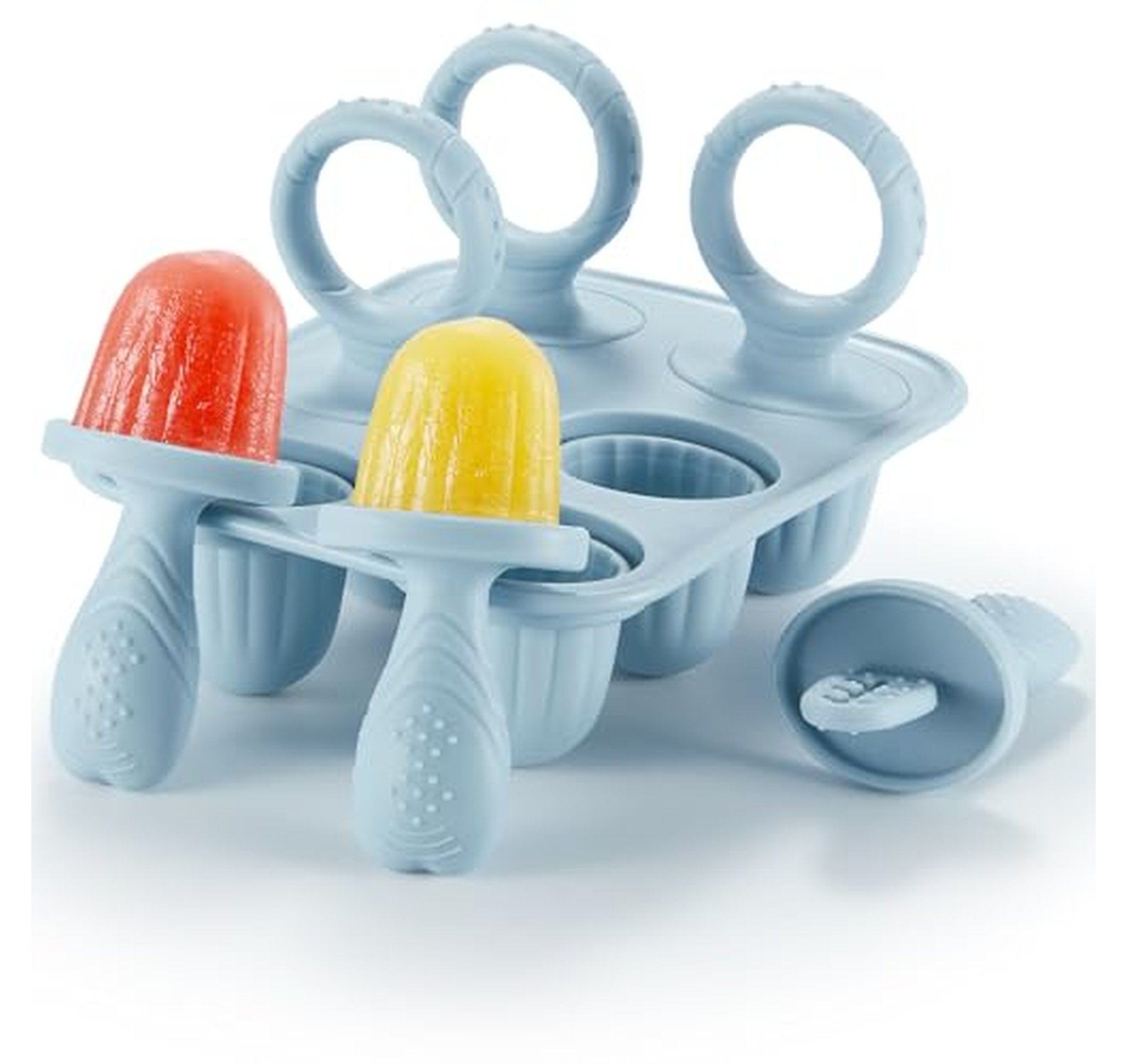 6 Pack Silicone Toddler Popsicle Molds BPA Free
