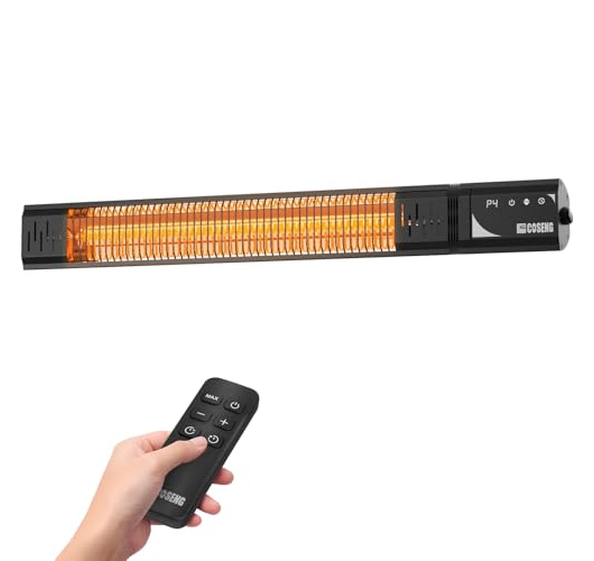 1500W Infrared Electric Patio Heater with Remote