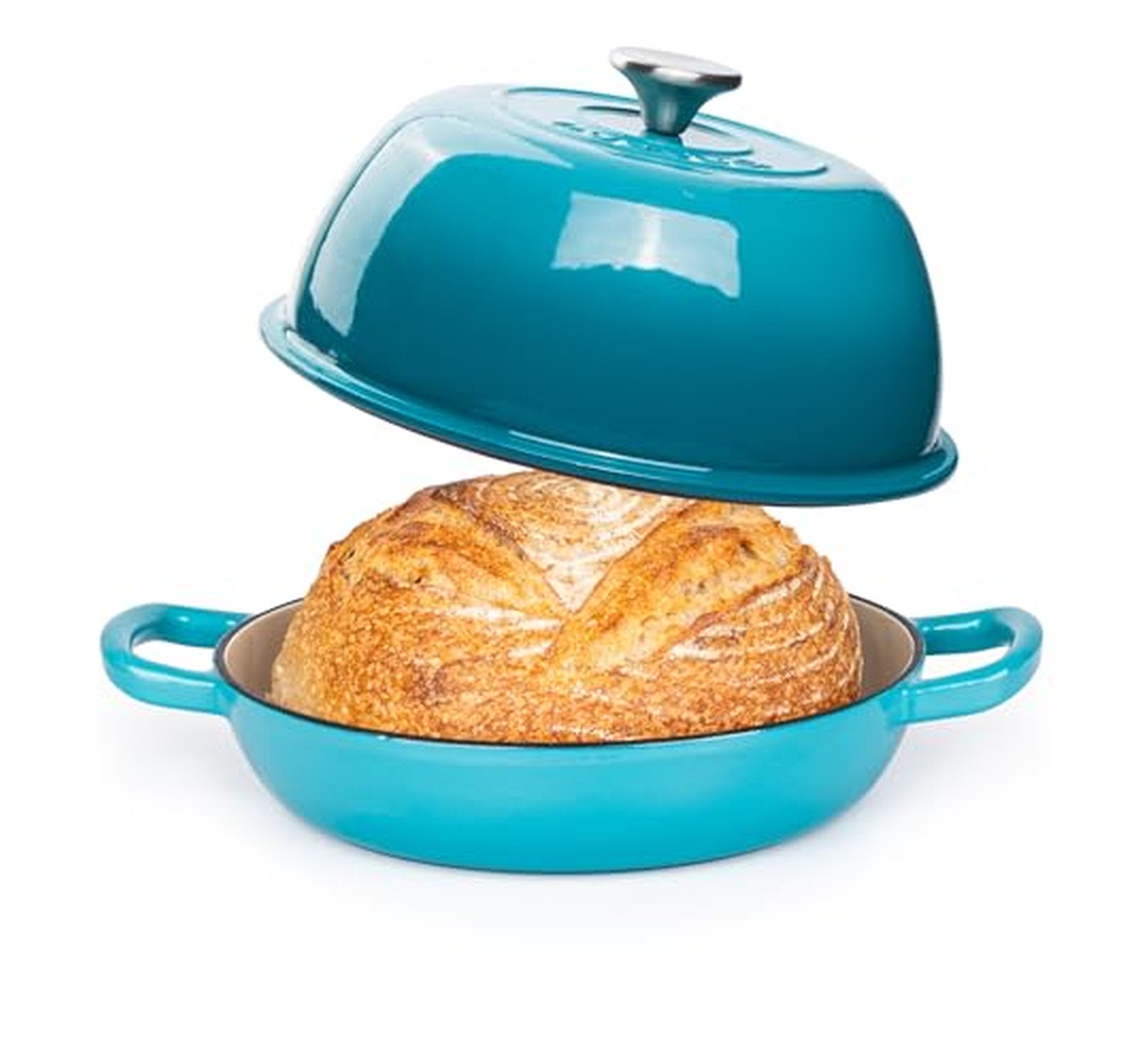 6 Quart Enamelled Cast Iron Dutch Oven Pot