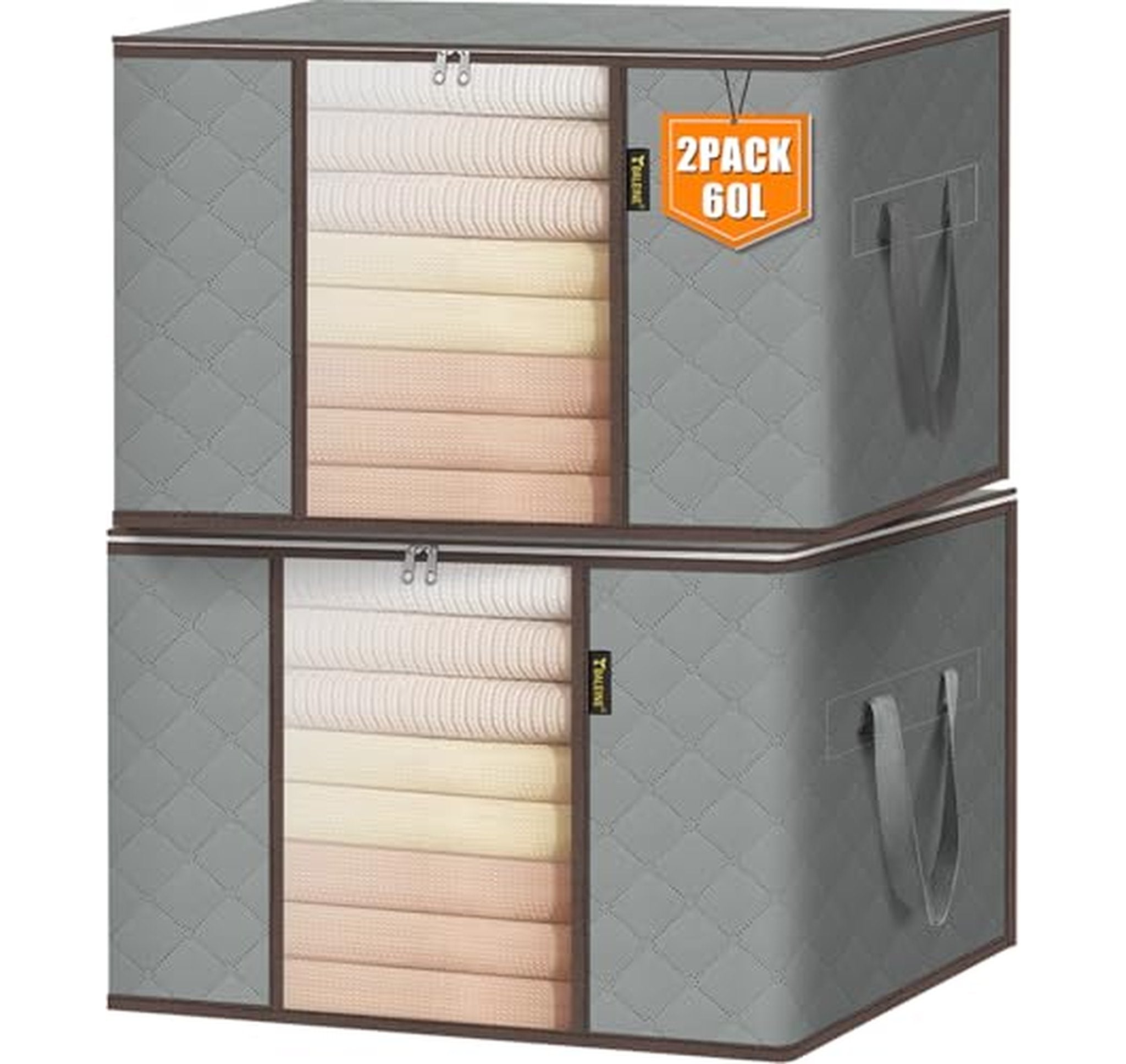 2 Pack 16 Gallon Clothes Storage Bags
