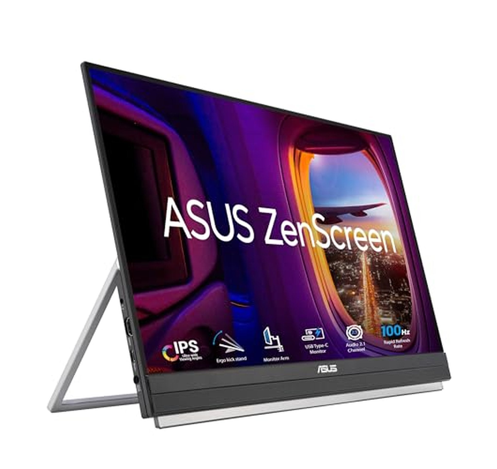 ASUS 22-Inch 1080p 100Hz Portable USB-C Monitor