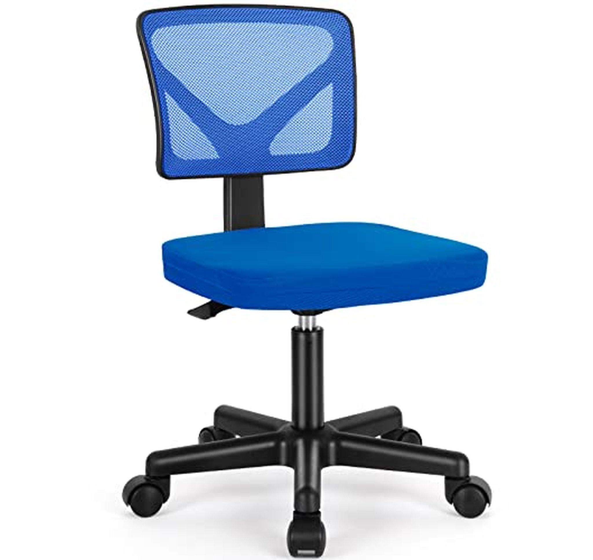 Ergonomic Armless Mesh Office Chair with Lumbar Support