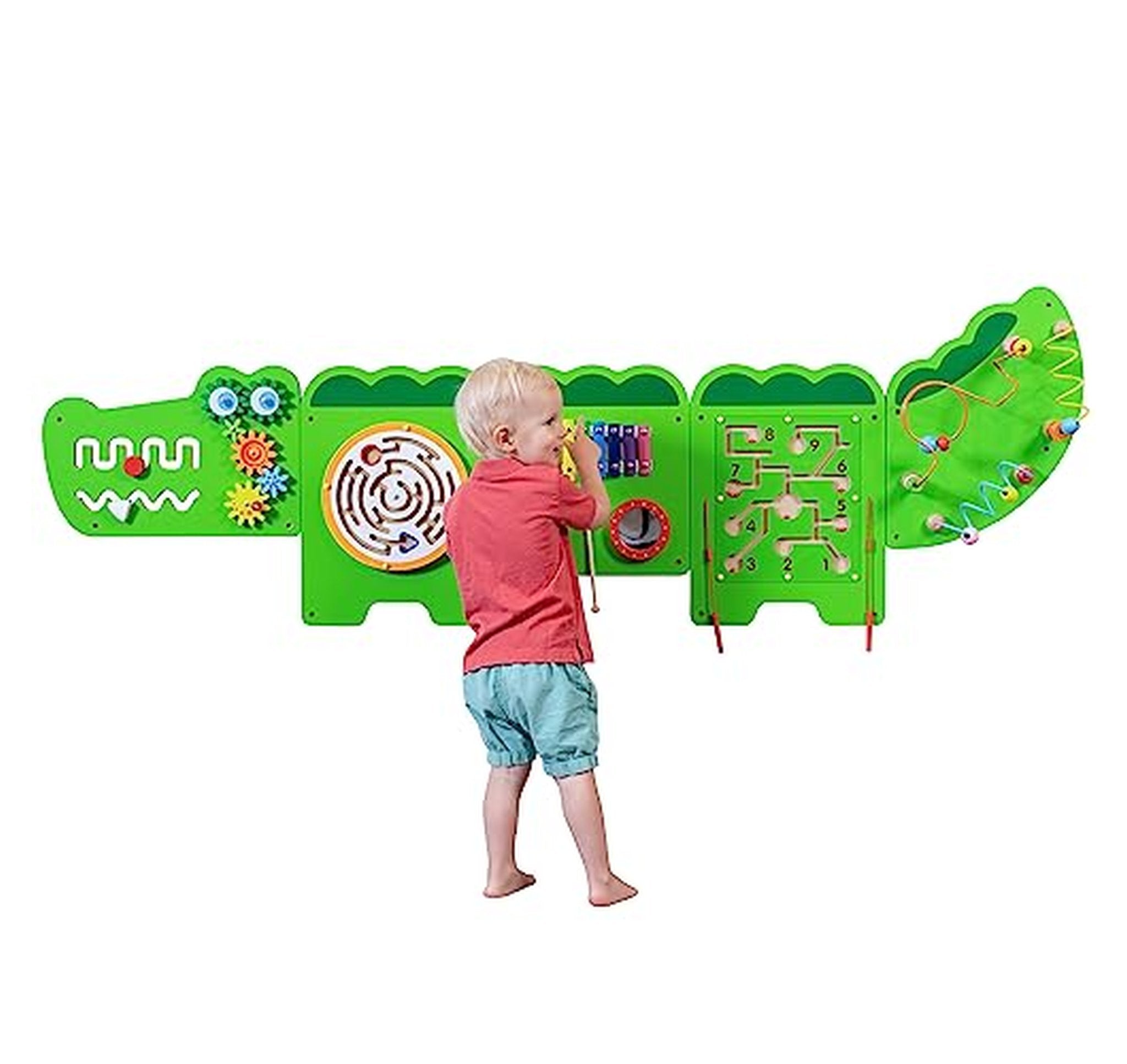 Crocodile Montessori Activity Wall Panels Busy Board