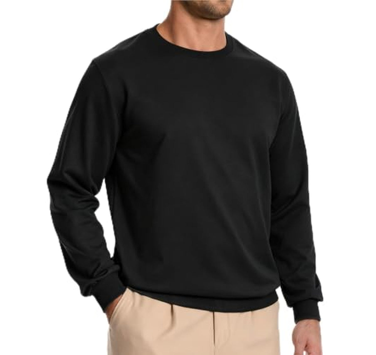 Lightweight Athletic Crewneck Sweatshirt