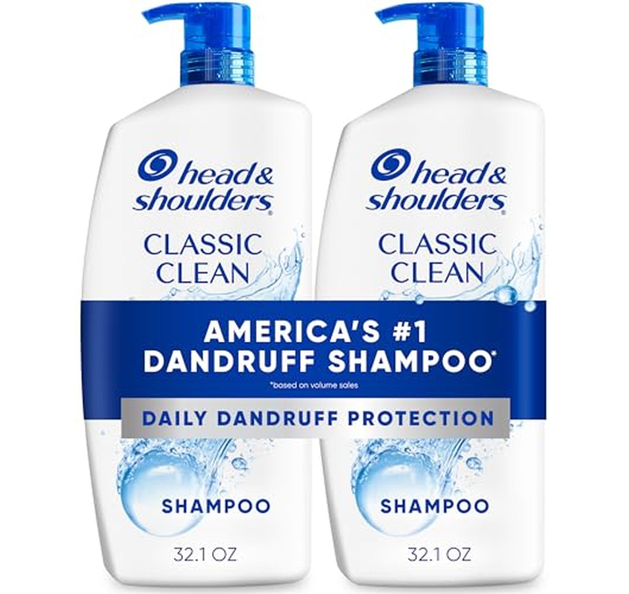 2 Pack Head & Shoulders Anti-Dandruff Shampoo 32.1 oz