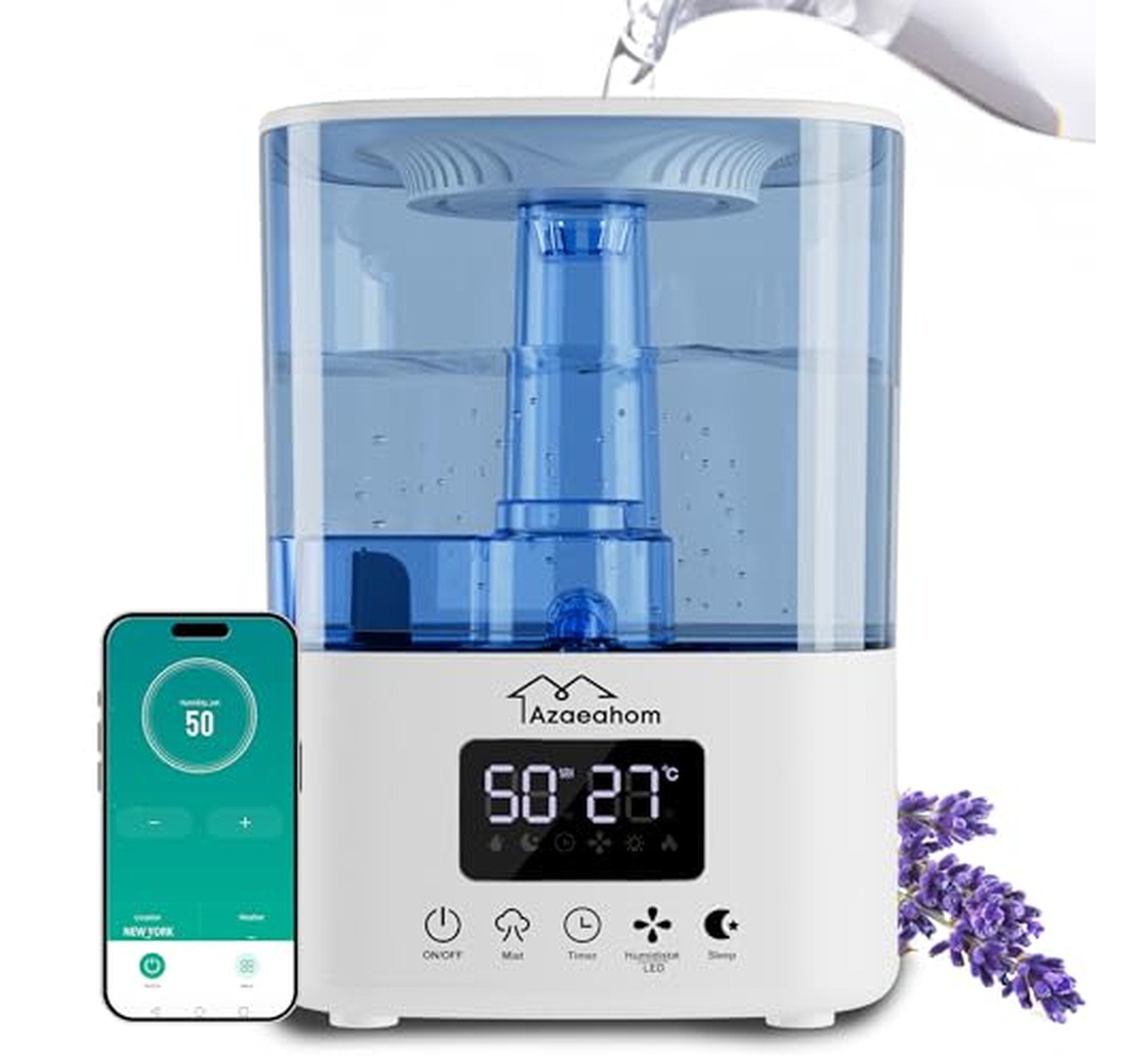 4L Smart Top Fill Cool Mist Humidifier