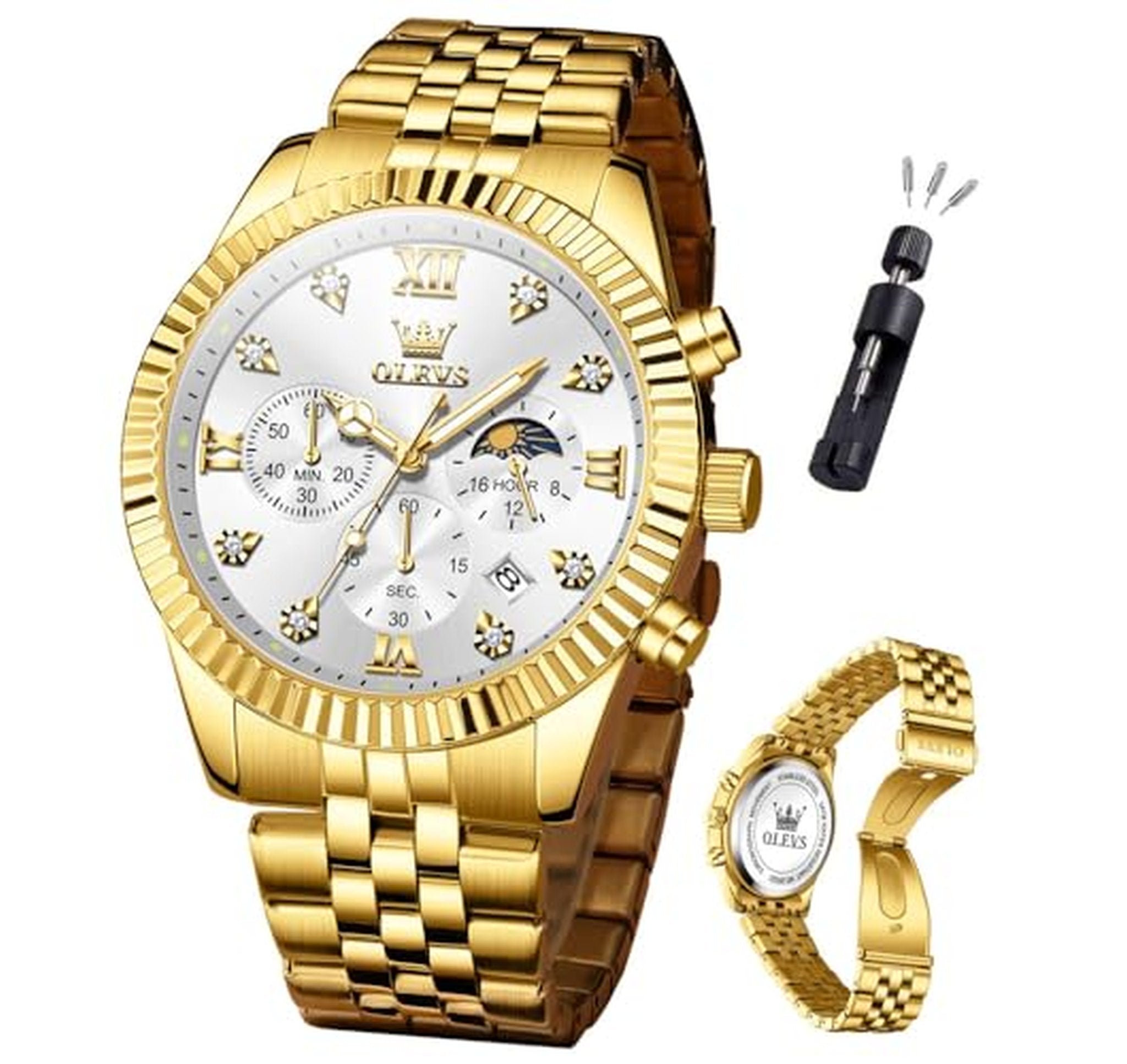Stainless Steel Luxury Dress Watch