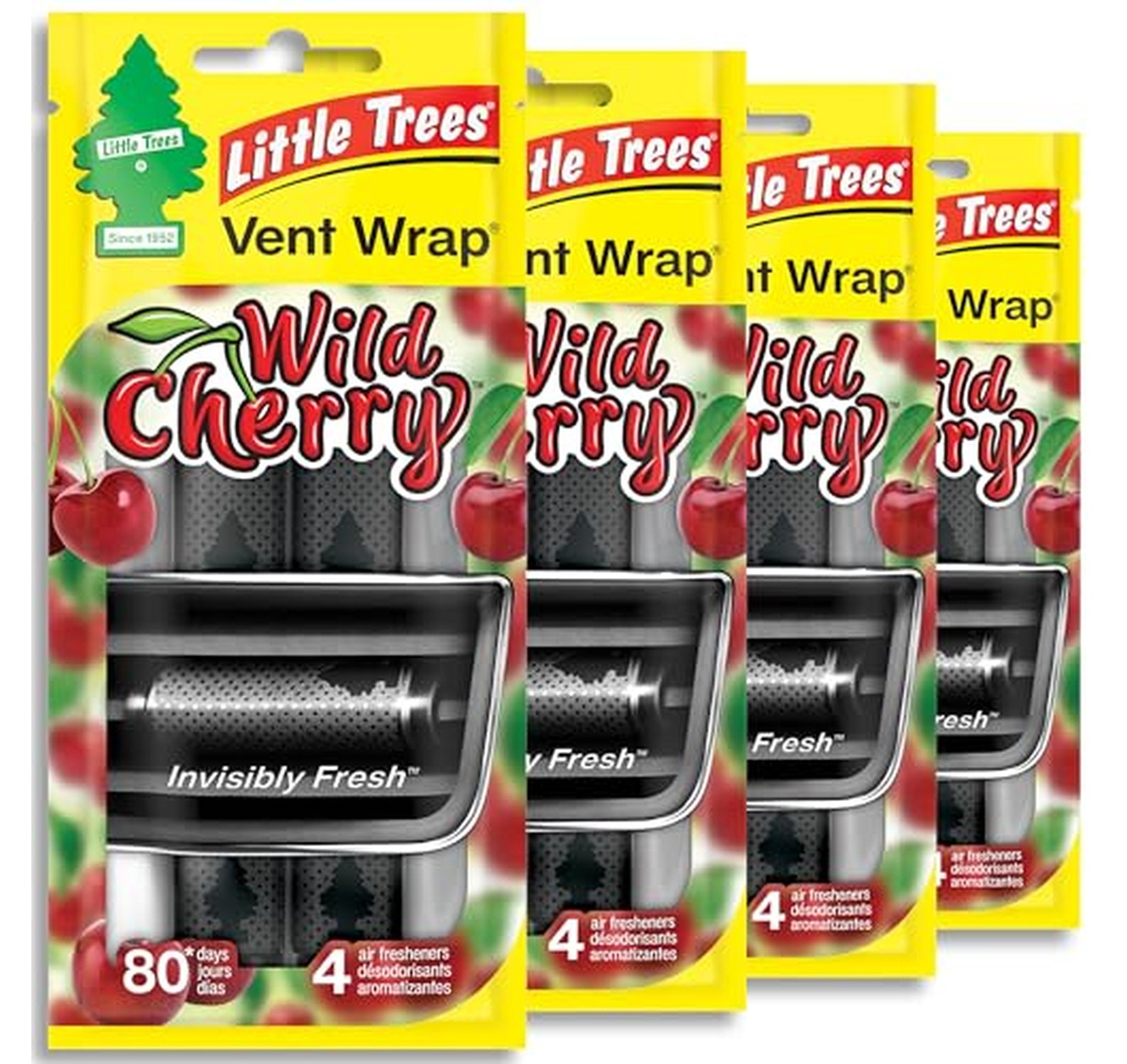 16 Pack LITTLE TREES Vent Wrap Car Air Fresheners