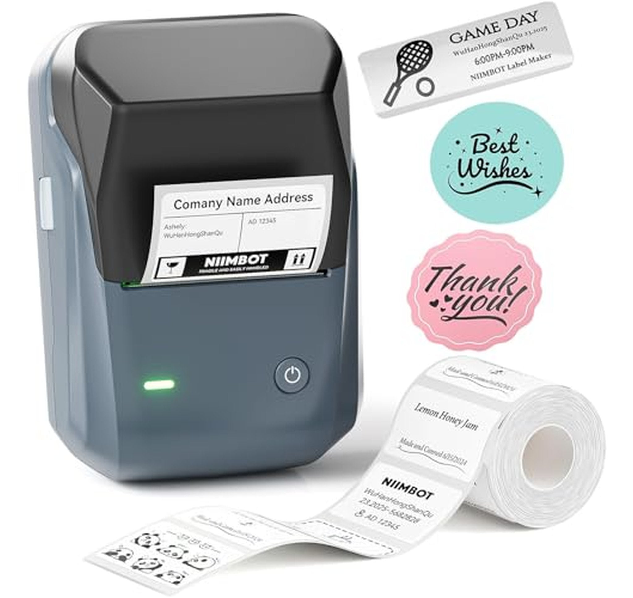 Bluetooth Thermal Label Maker Machine with Label Roll