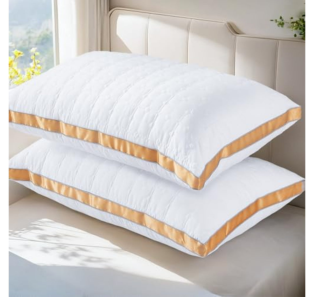 2 Pack Cooling Queen Bed Pillows