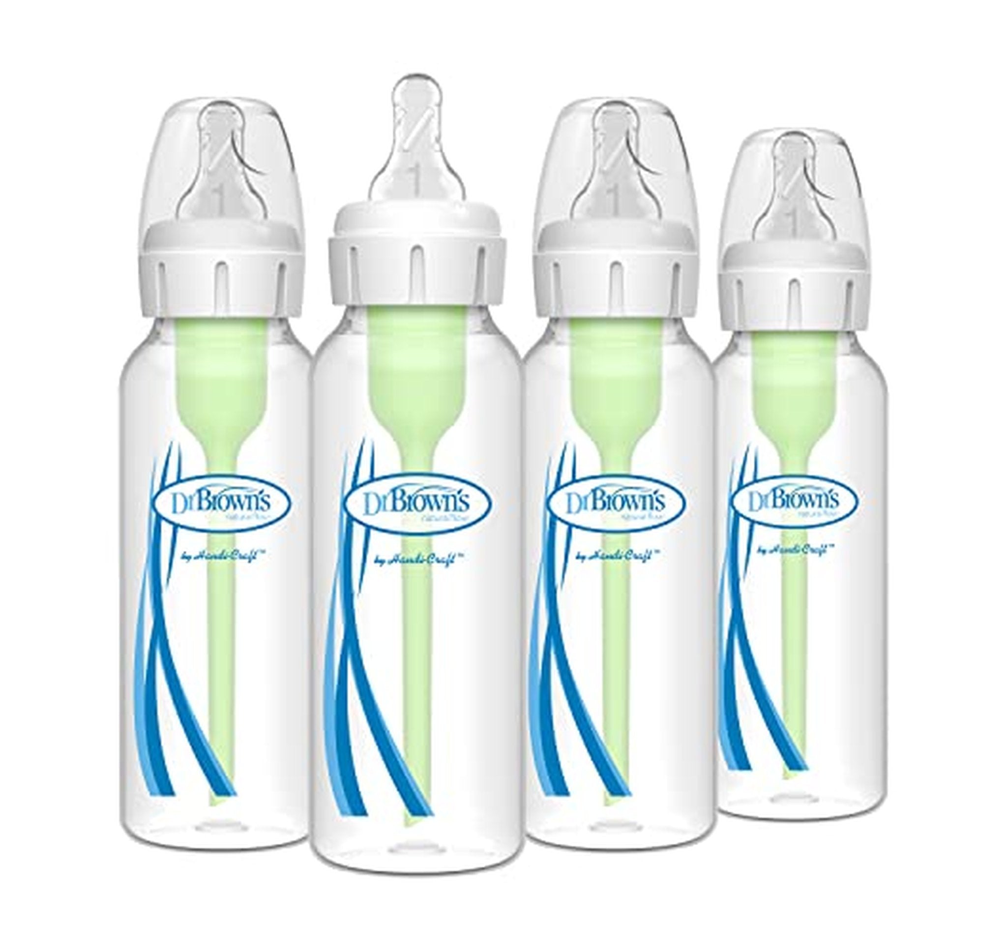 4 Pack Dr. Brown's 8 oz Anti-Colic Baby Bottles