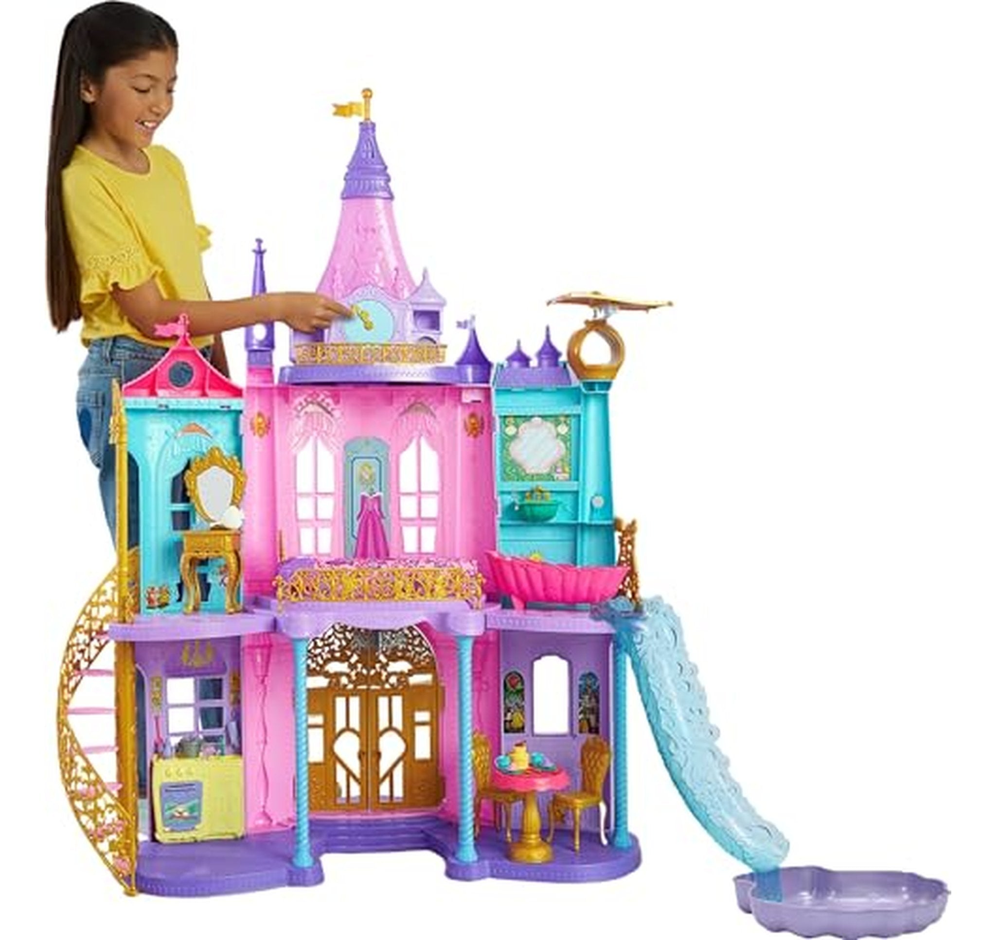 Mattel Disney Princess Ultimate Castle Playset with Lights