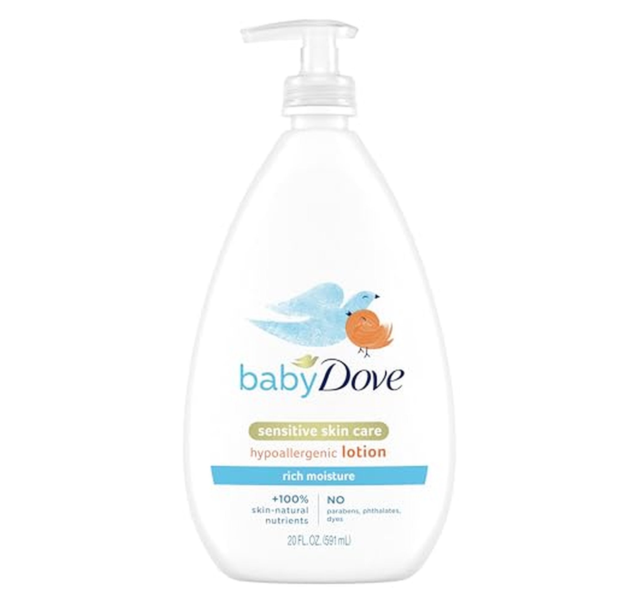 Baby Dove Sensitive Skin Baby Body Lotion 20 fl oz