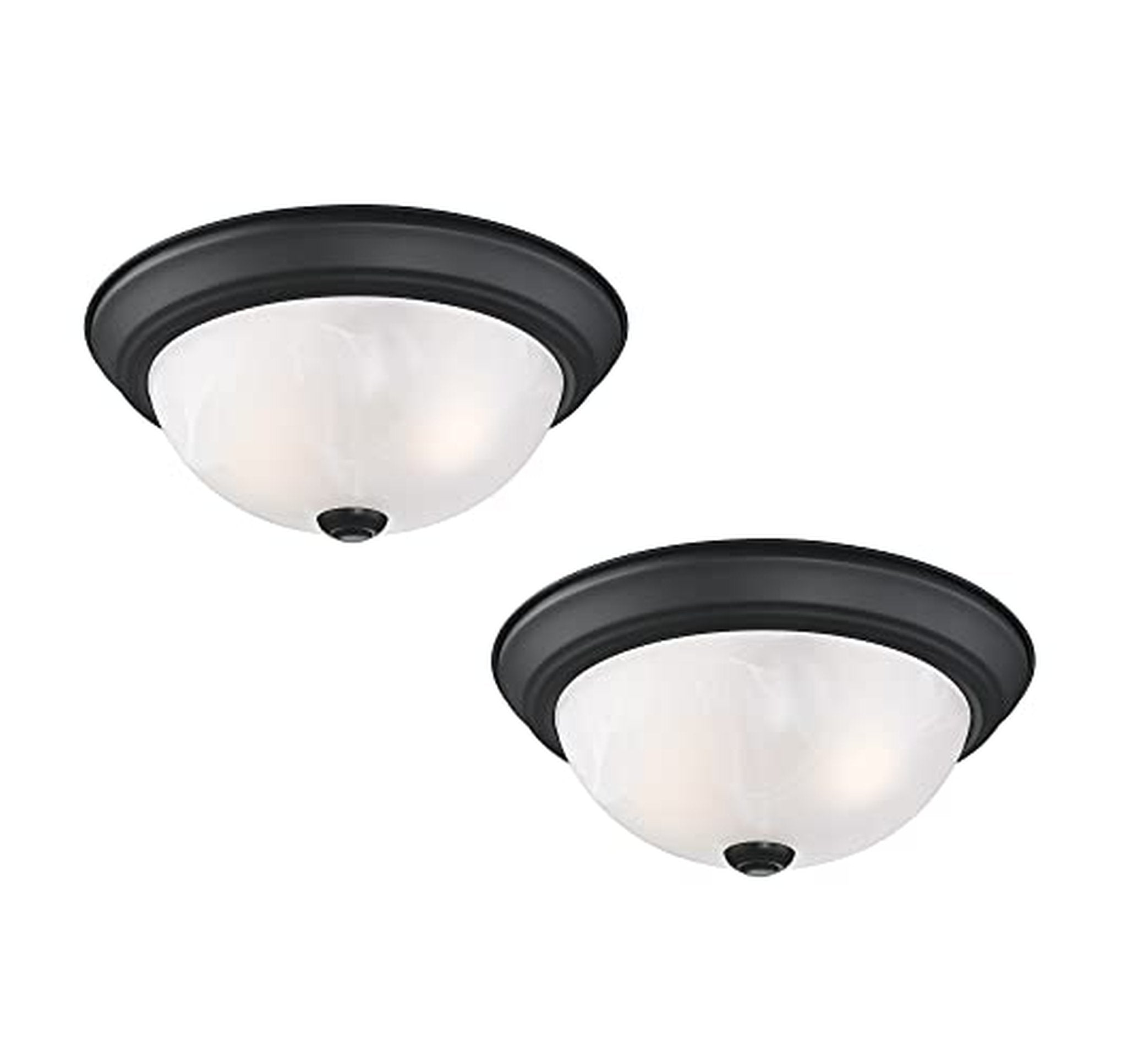 2 Pack Dimmable Flush Mount Ceiling Light Fixtures