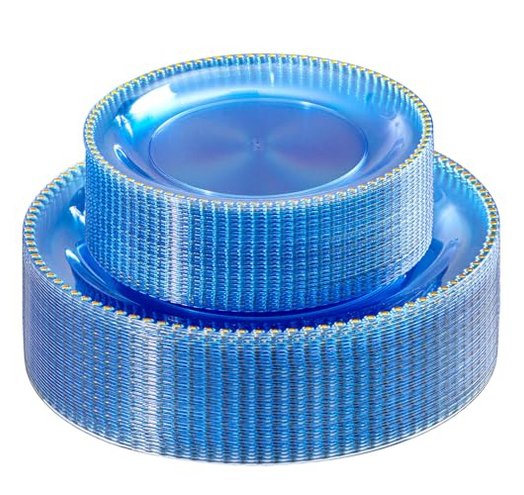 60 Count Plastic Dinner and Dessert Plates