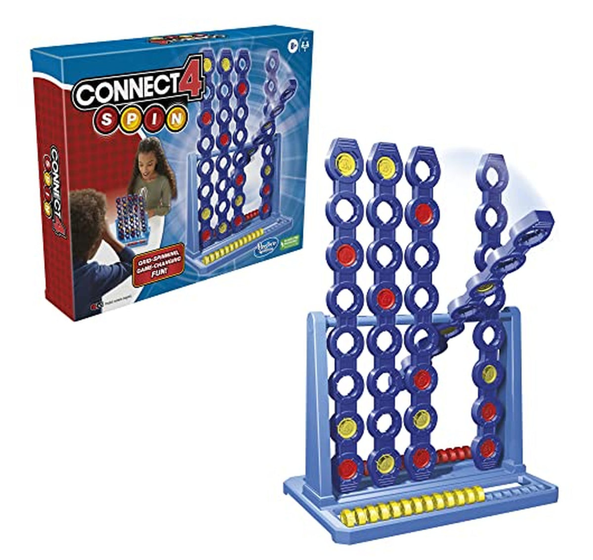 Hasbro Gaming Connect 4 Spin Strategy Board Game