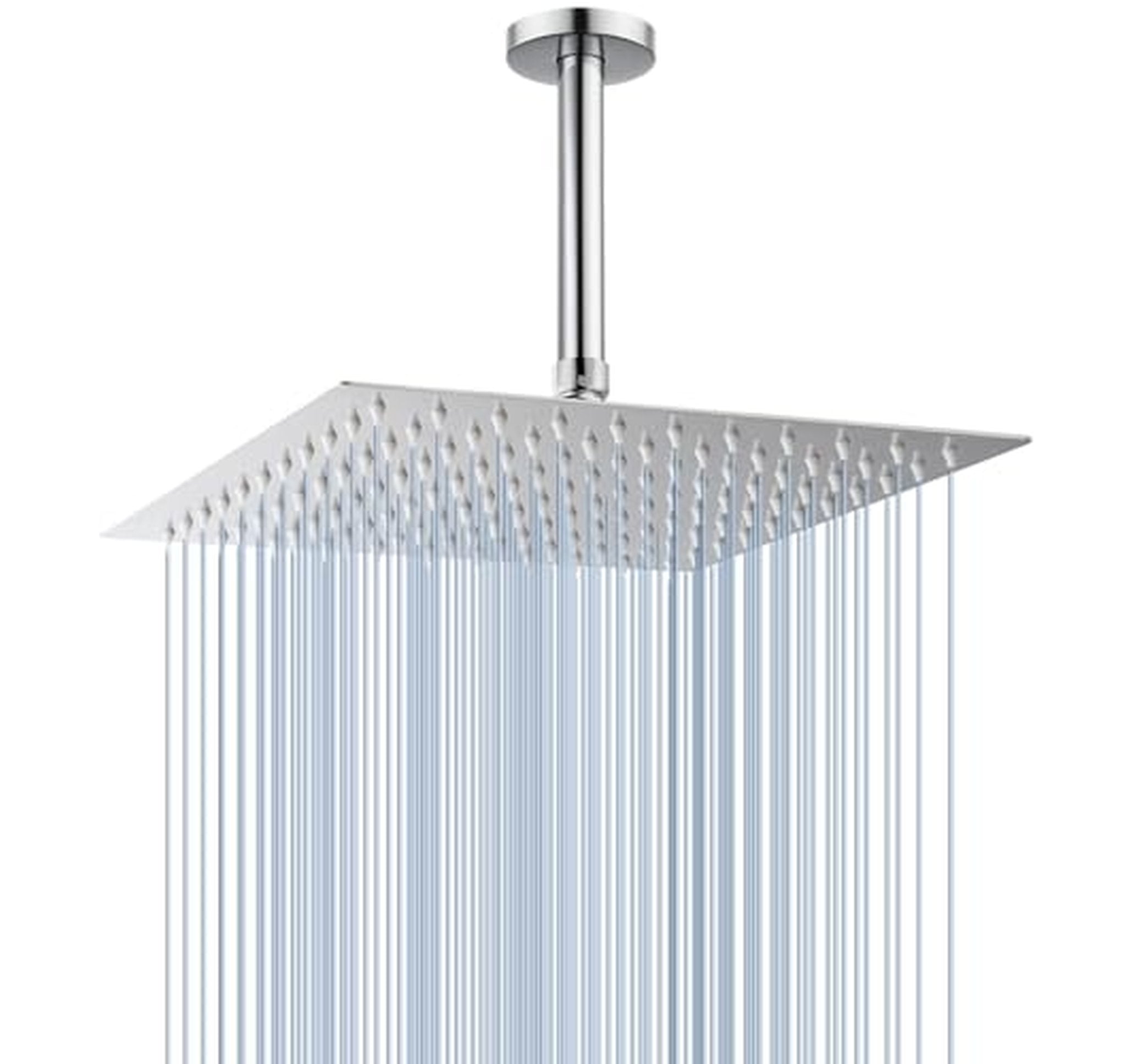 12-Inch High Flow Rainfall Shower Head with Arm