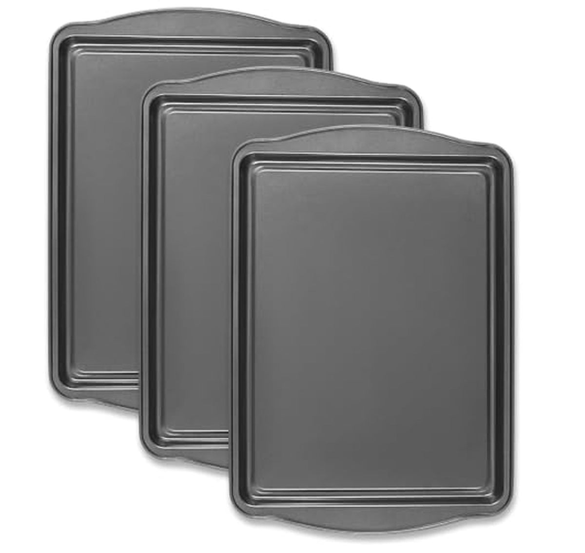 3 Pack Nonstick Carbon Steel Baking Sheet Set