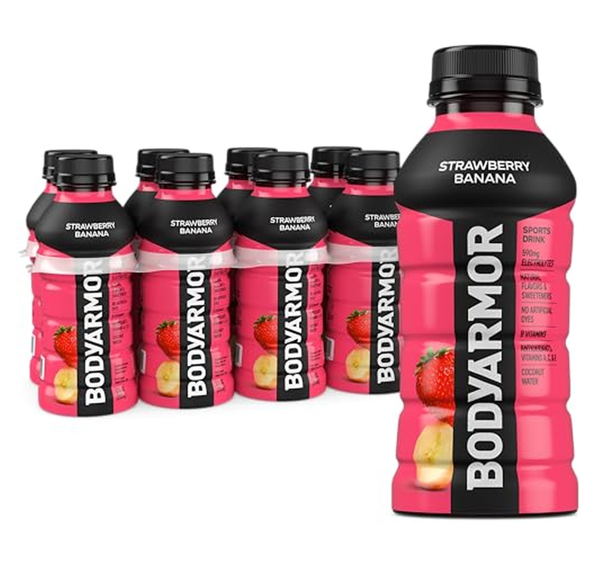 8 Pack BODYARMOR Strawberry Banana Sports Drink 12 Fl Oz