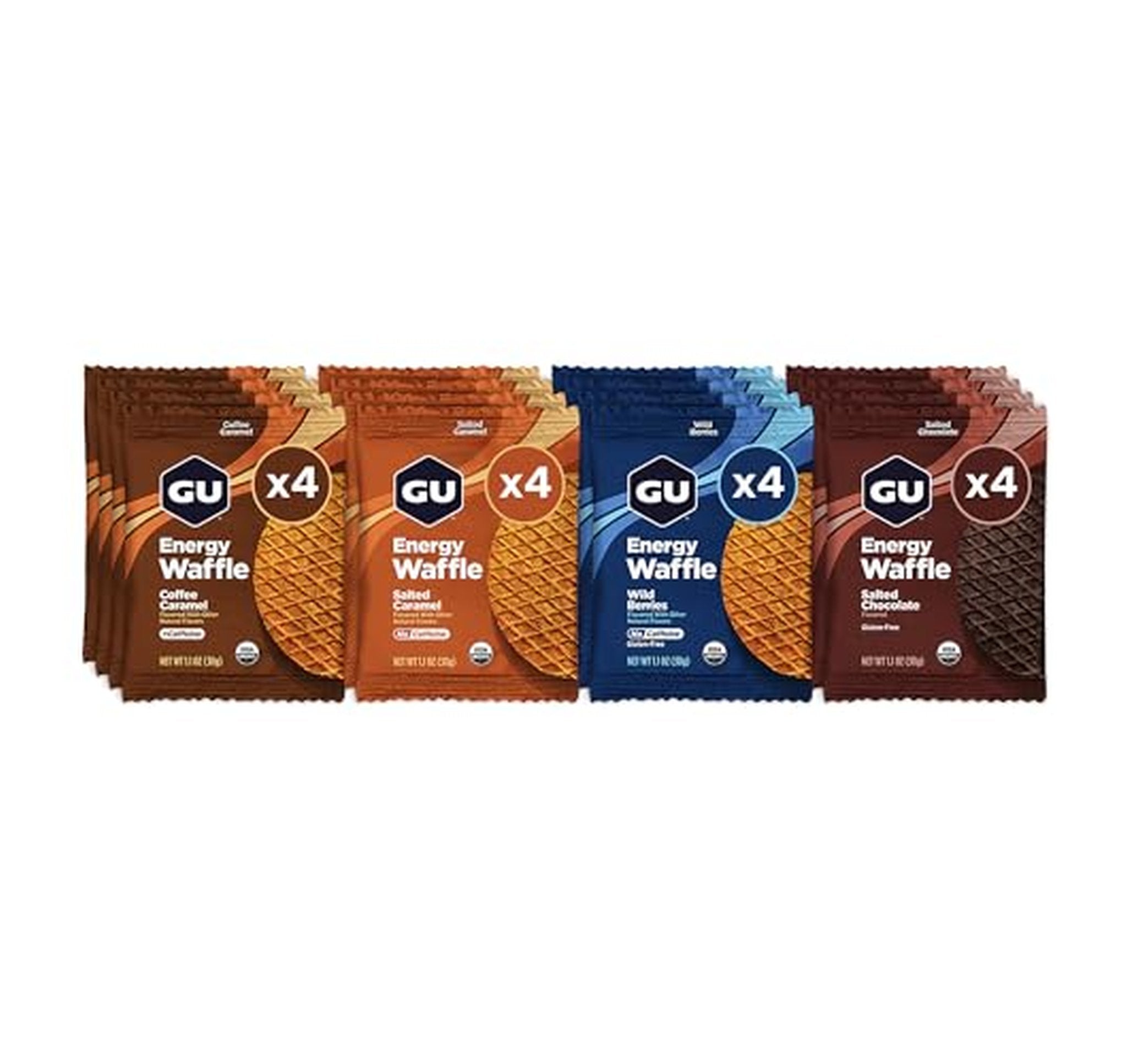 16 Count GU Energy Stroopwafel Variety Pack