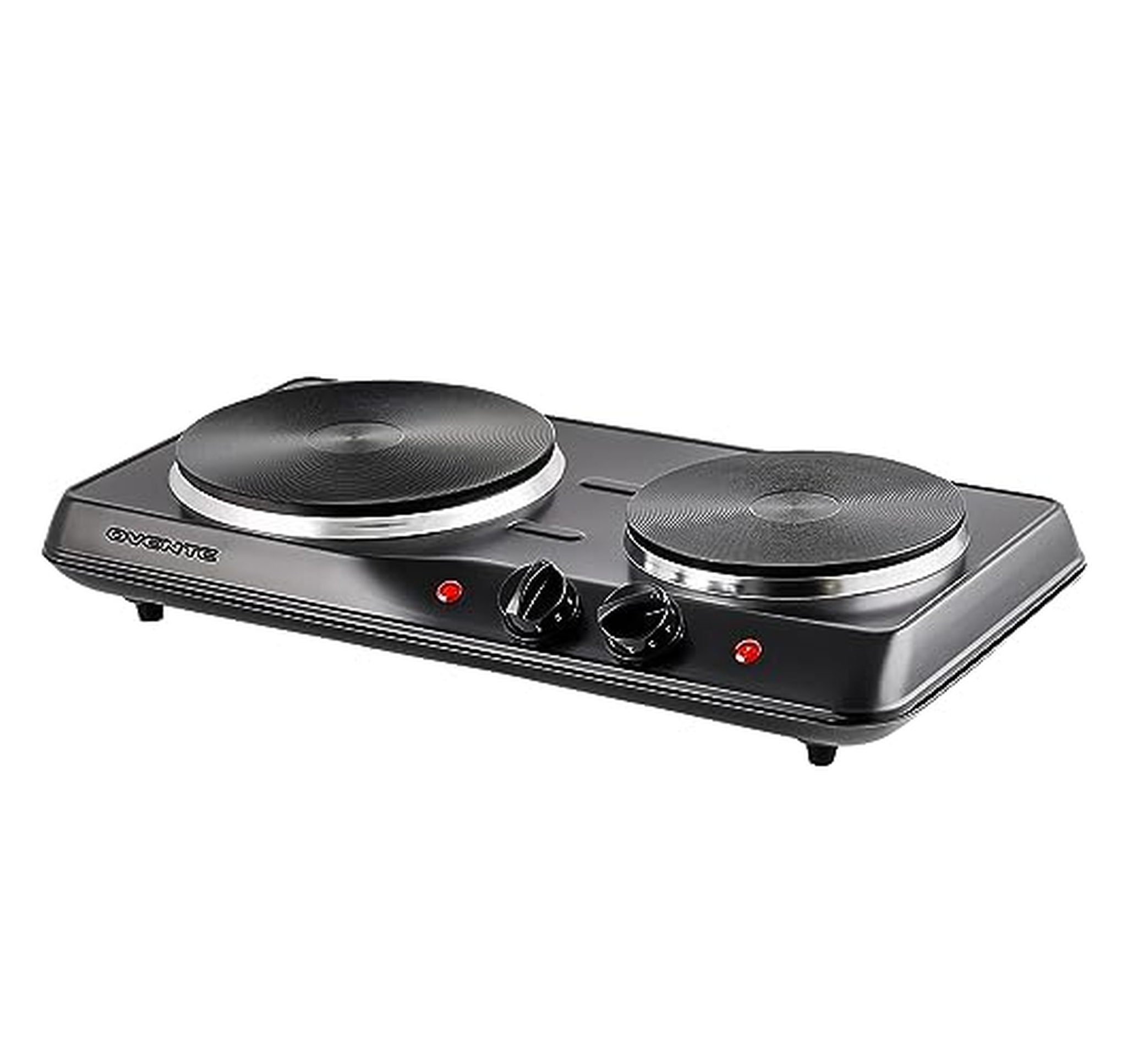 OVENTE 1700W Electric Double Burner Hot Plate Cooktop
