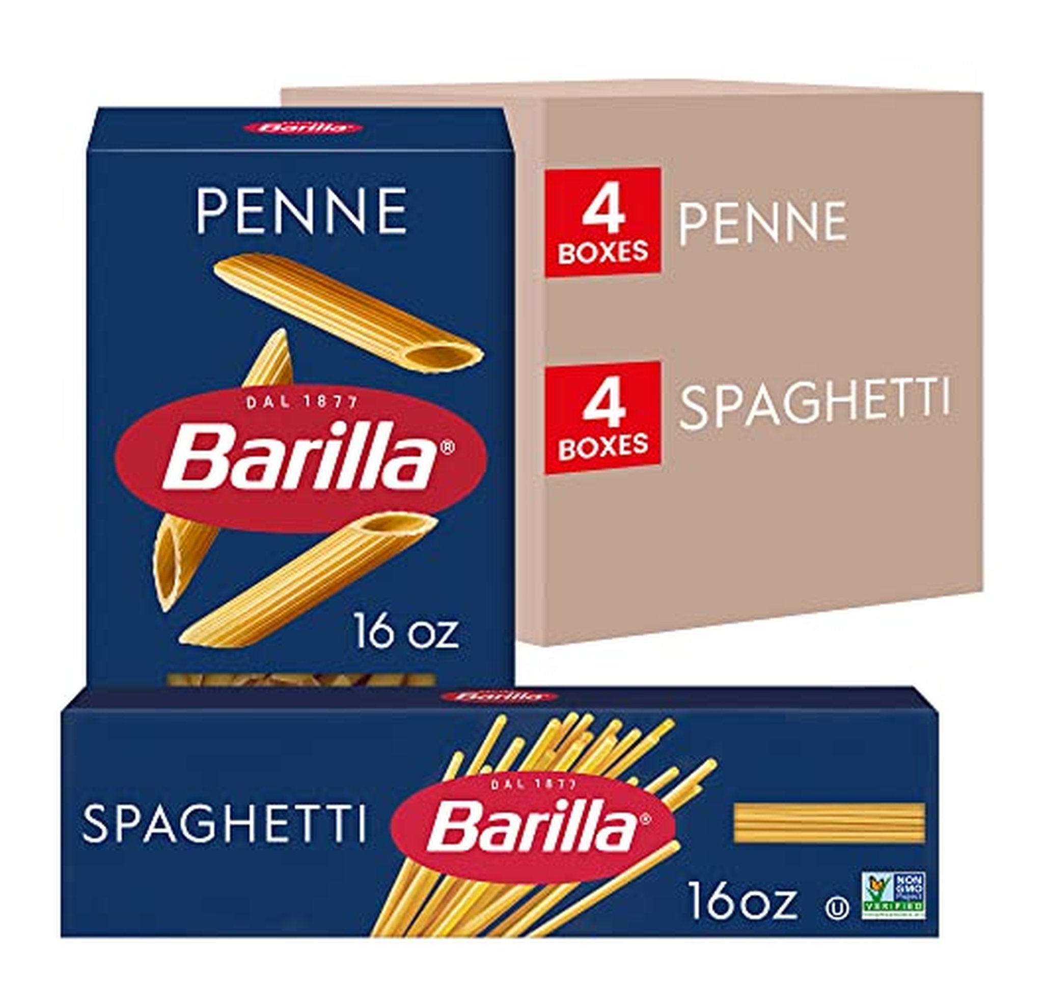 8 Pack Barilla Penne and Spaghetti Pasta Variety