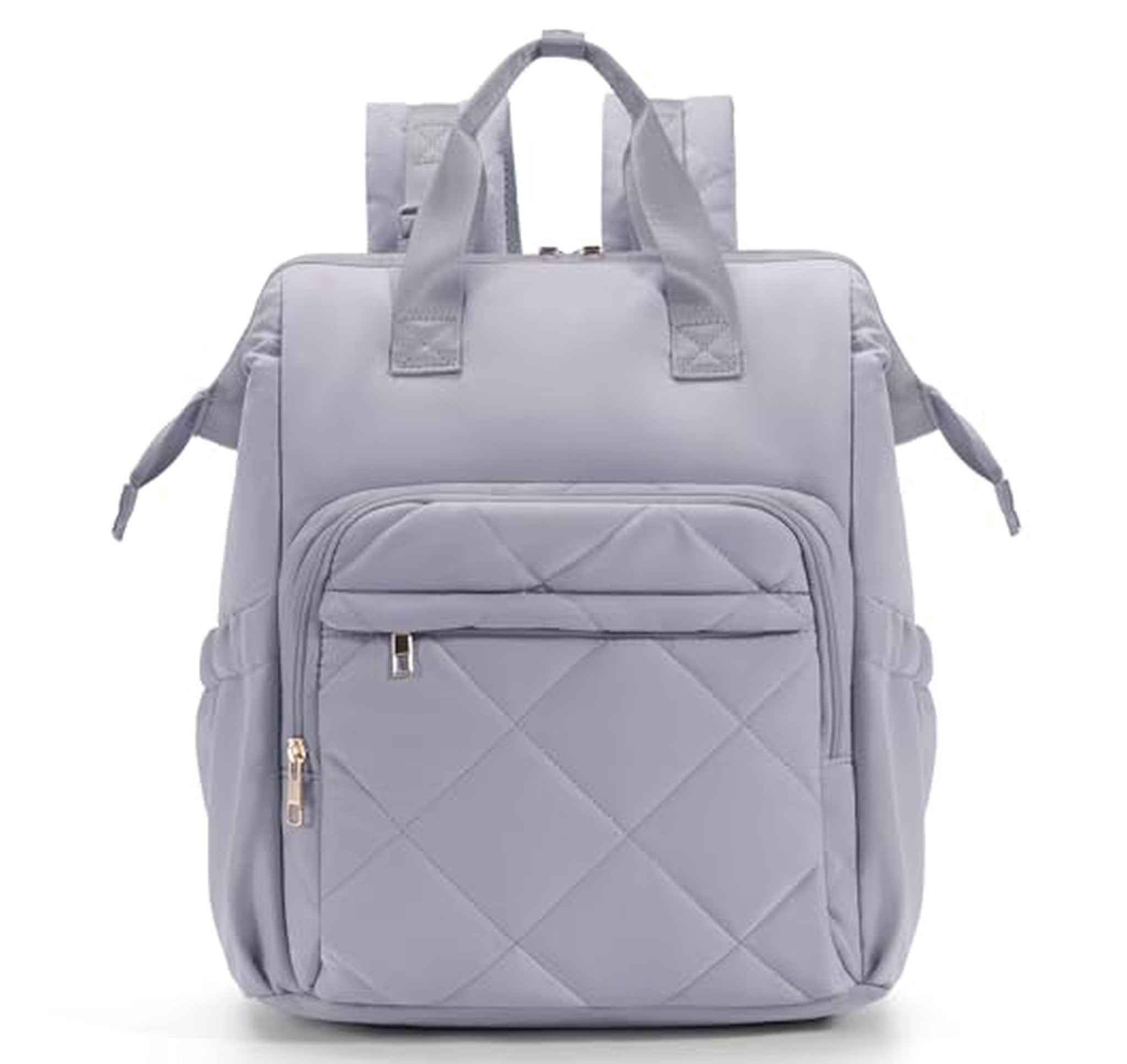 Puffer Diaper Bag Backpack with Changing Pad