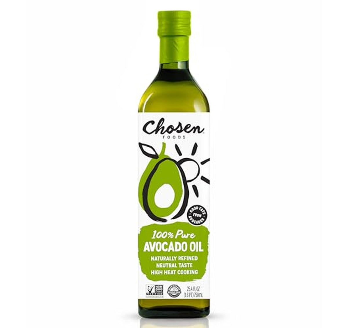 Chosen Foods Refined Avocado Oil 25.4 Fl Oz