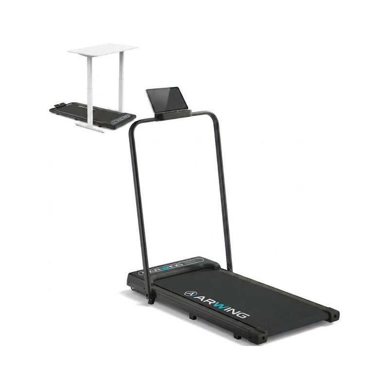 Foldable Walking Pad Treadmill with Handle and Motor